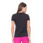 T-shirt Rolamoça Run More Ultracool Fit Mais Alegria Preta - 56193-PTBC