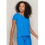 T-shirt Rolamoça Run More Max Fresh Dry Essencial Azul - 56207-AZ03