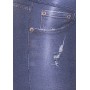 Bermuda Rolamoça Reversível Fake Jeans - 11141-SB691